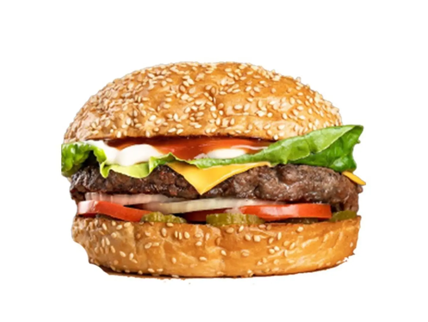 Charcoal Grilled Beef Burger