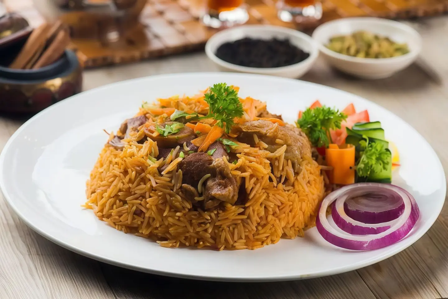 كبسة لحم بلدي طازج