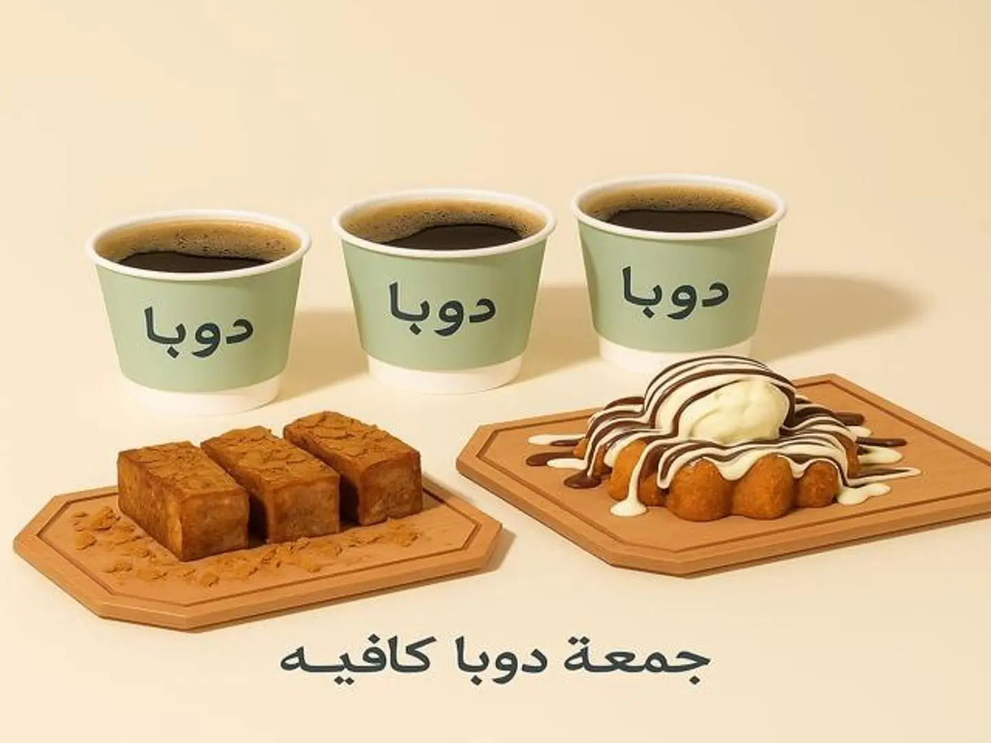 French Toast & Cookies Dops & 3 Coffe Day