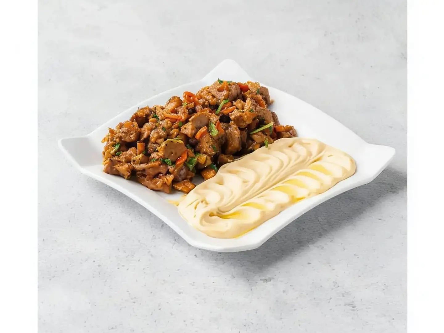 Chicken With Humus