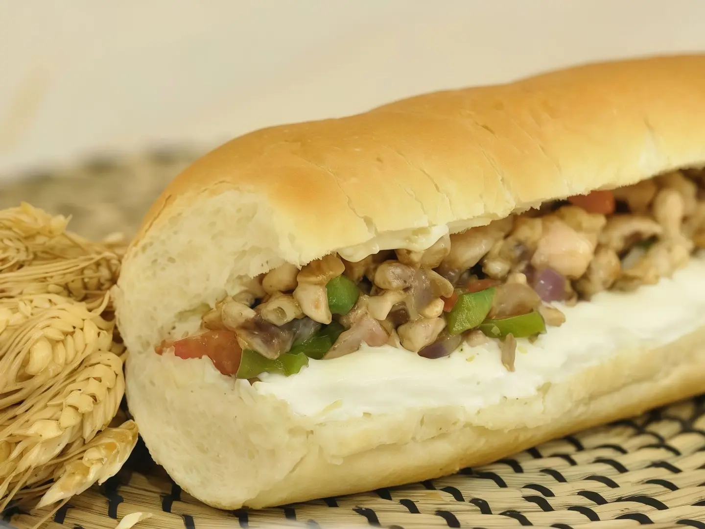 Huge Chicken Sandwich Whth Cheese