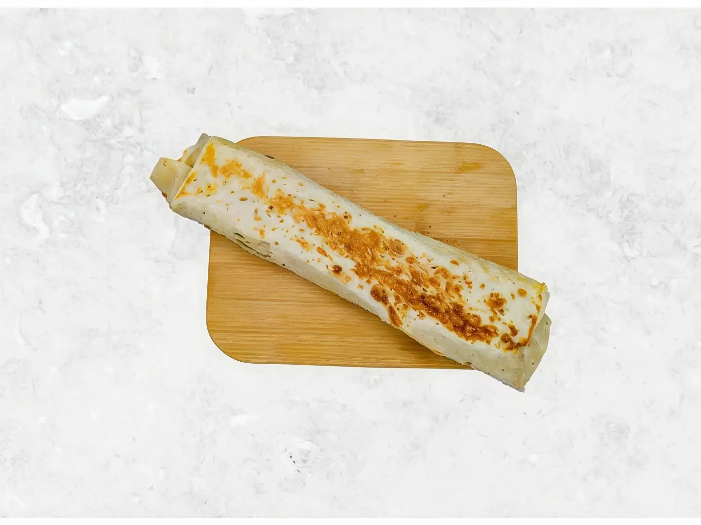 Falafel Sandwich On Grill With Cheese