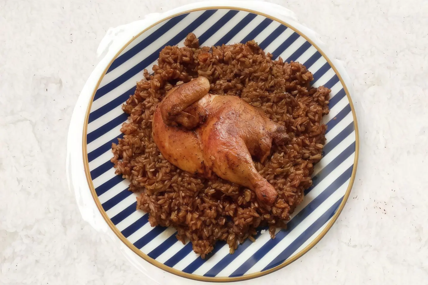 نصف دجاج رز حساوي