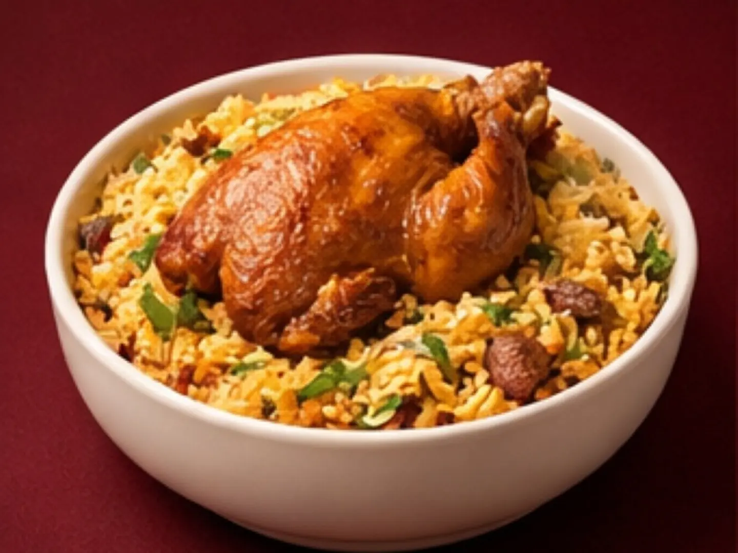 Chicken Biryani  - Chicken Biryani (Two Pieces)