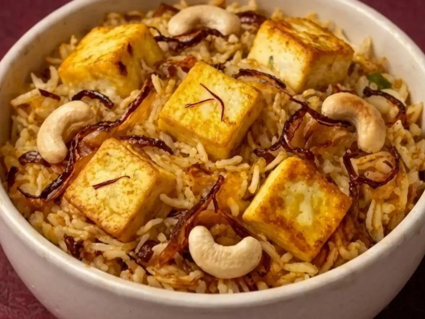 Paneer Dam Biryani