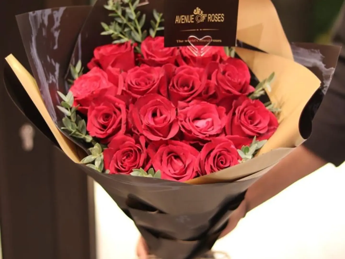 باقة جوري احمر