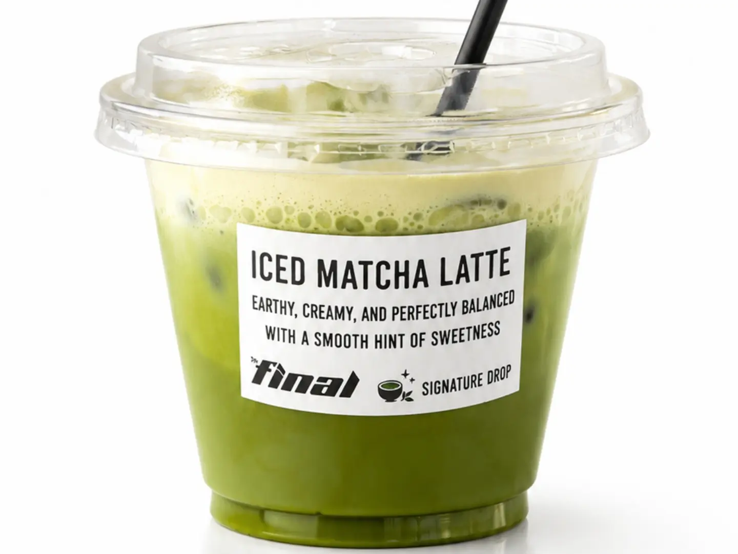 Iced Matcha Salted Caramel