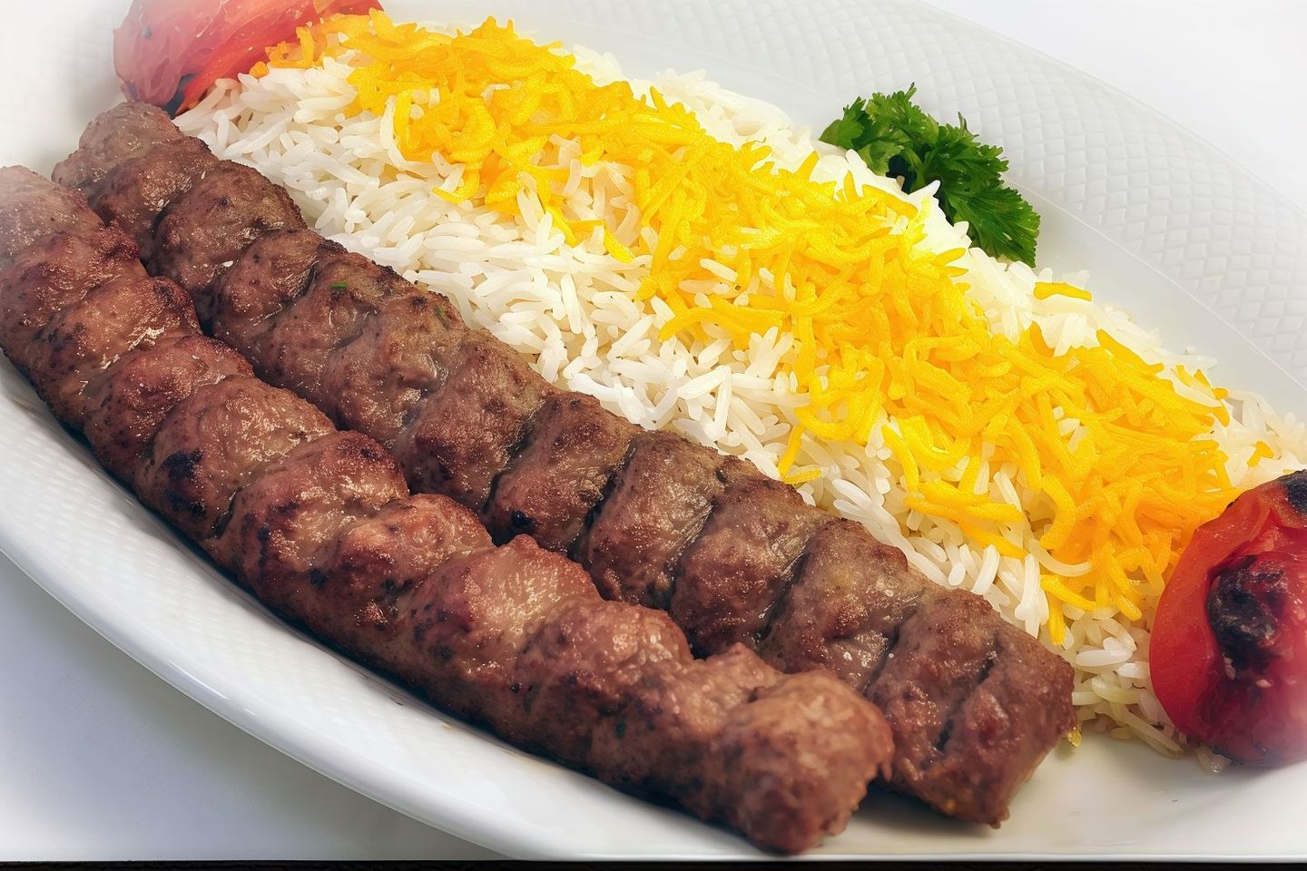 Kebab With Rice