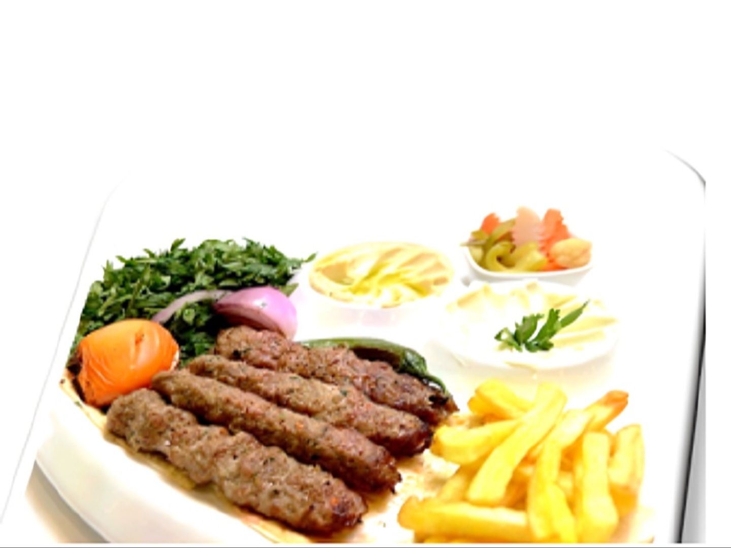 صحن كباب لحم