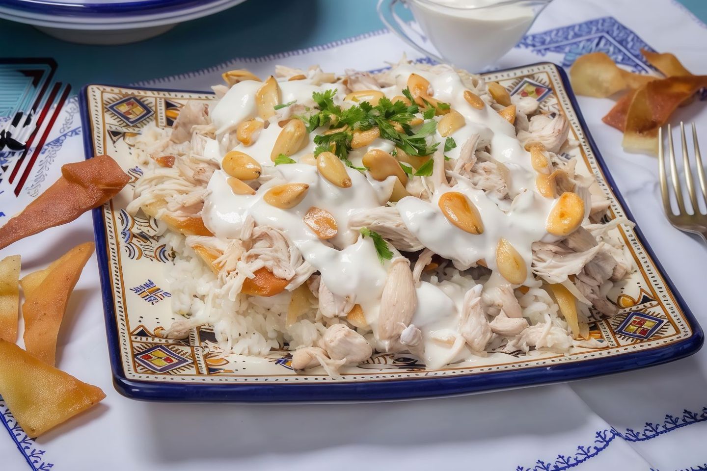 Chicken Fatteh
