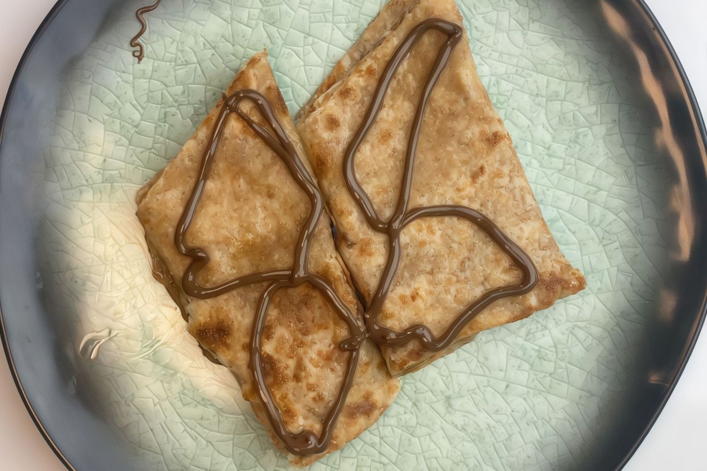 فطيرة فراولة مع نوتيلا