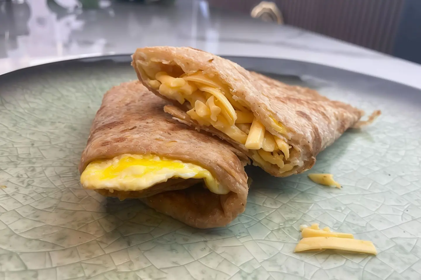 Egg Pie With Cheddar Cheese