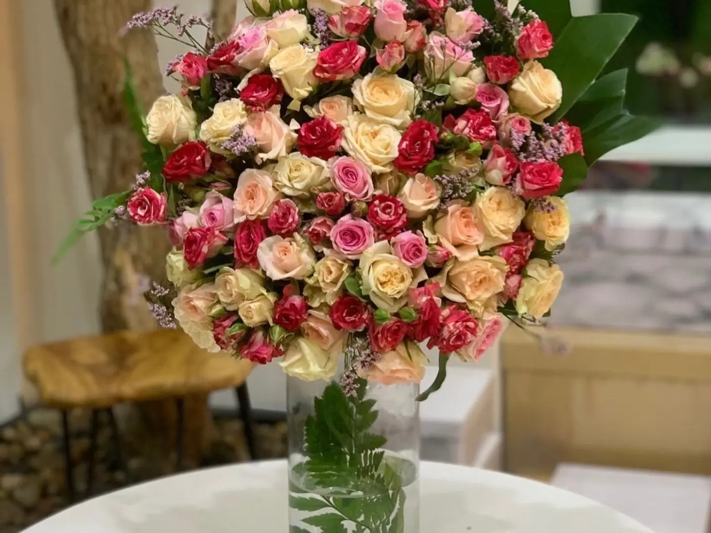 فازه زهور طبيعية1