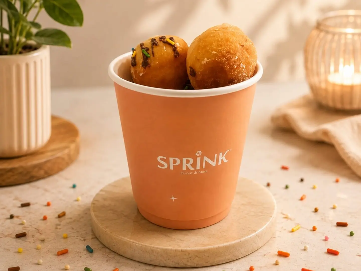 Mini Donuts Cup