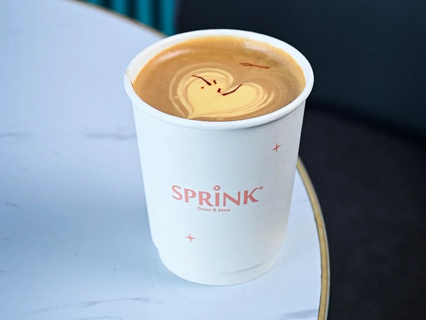 Saffron Latte Hot