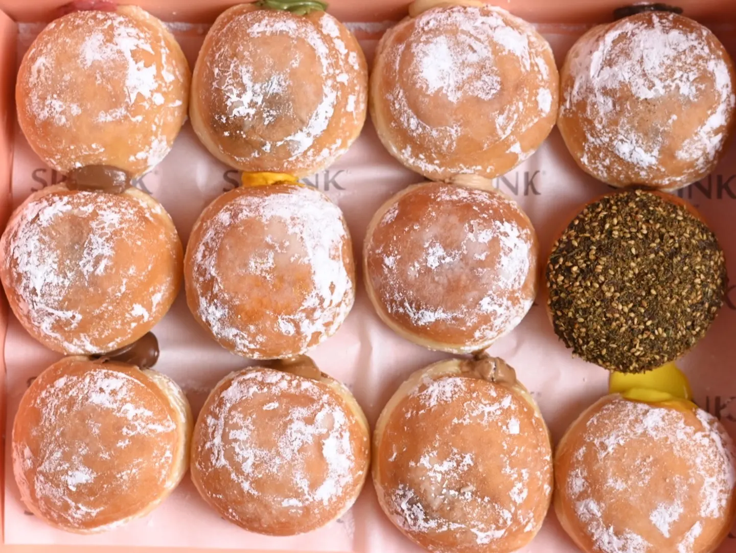 Box Of Stuffed Donuts, - Box Of Stuffed Donuts, 6 Pieces