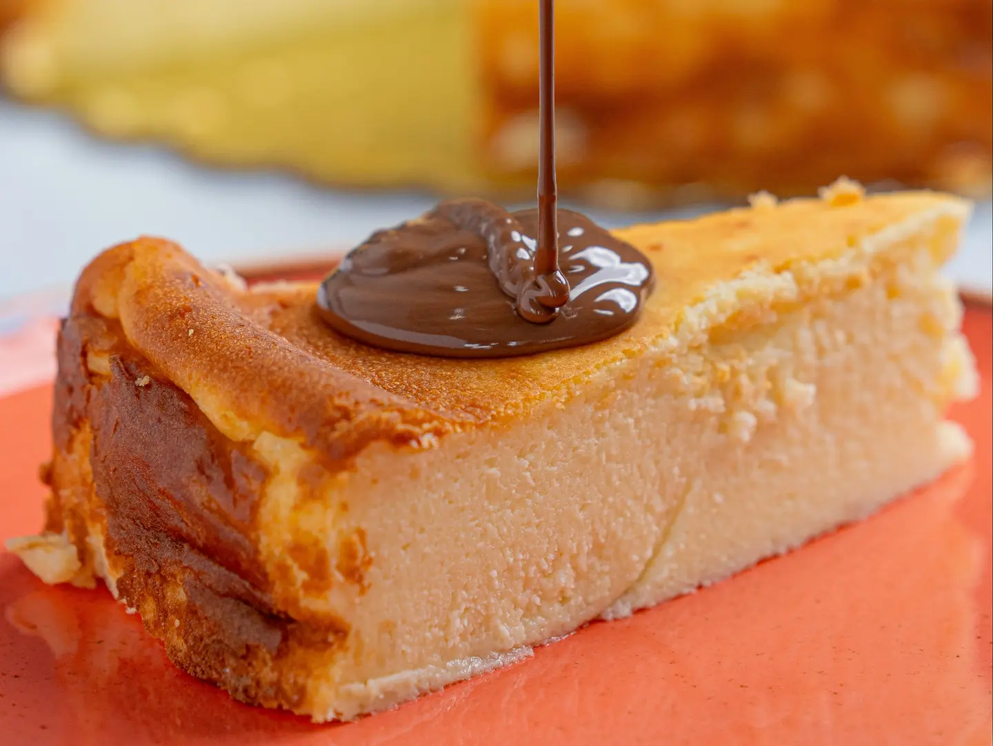 Cheesecake Pecan - San Sebastian Cake, One Slice