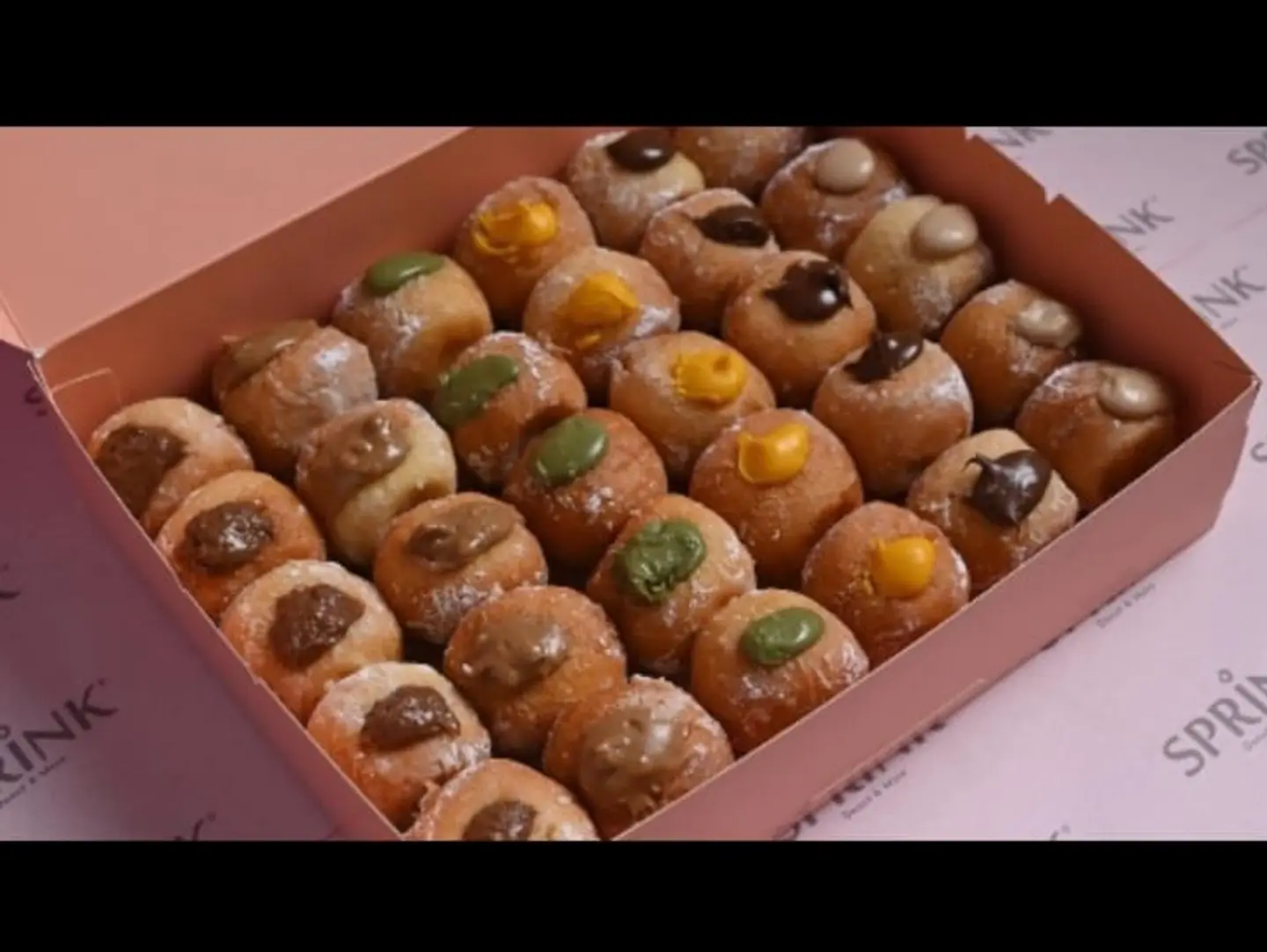 Mini Donut Box - Mini Donut Box 10 Pcs