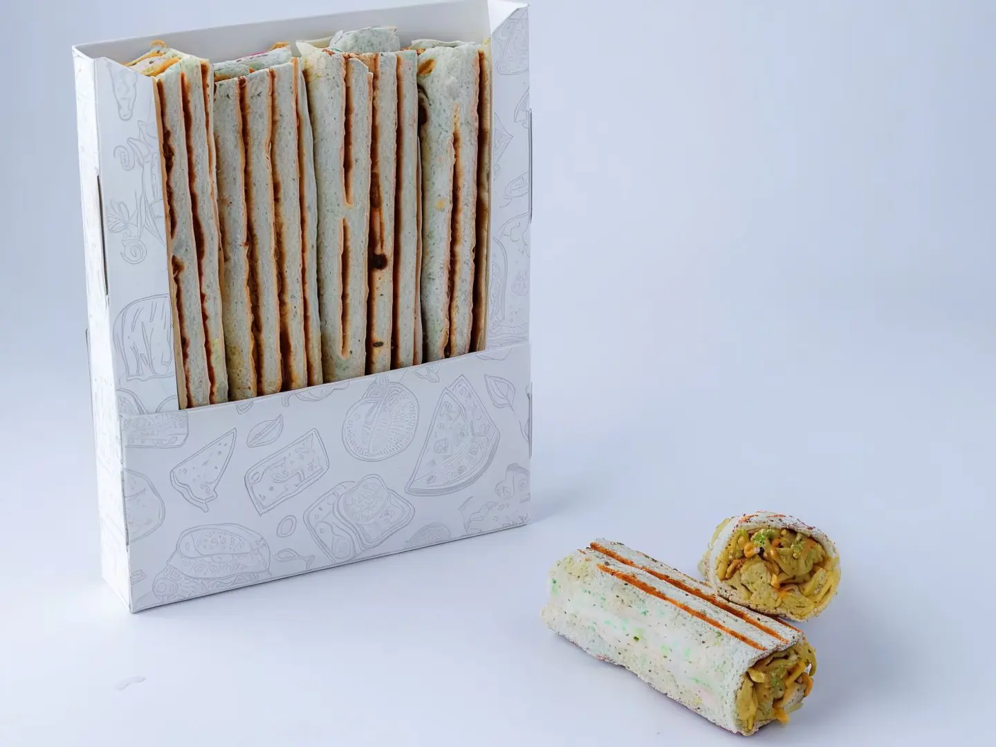 4 Box Sandwich Falafel