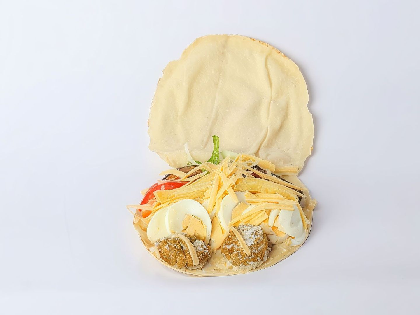 Sandiwch Tamieah With Cheddar Cheese