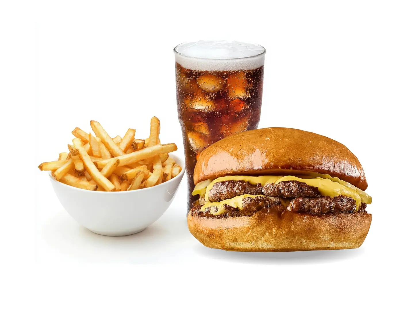 Double Beef Angus Burger Meal