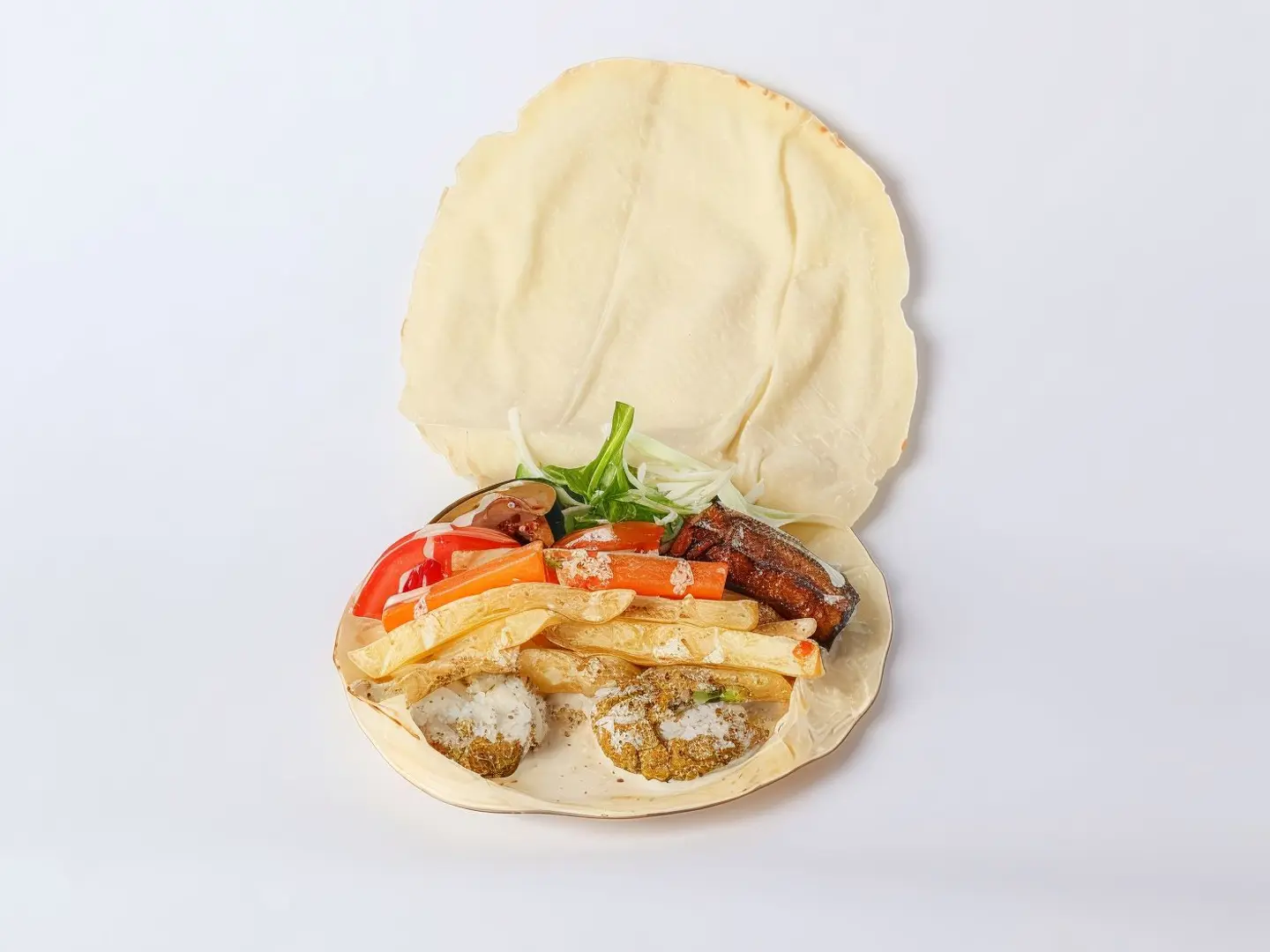 ساندوتش طعمية سادة
