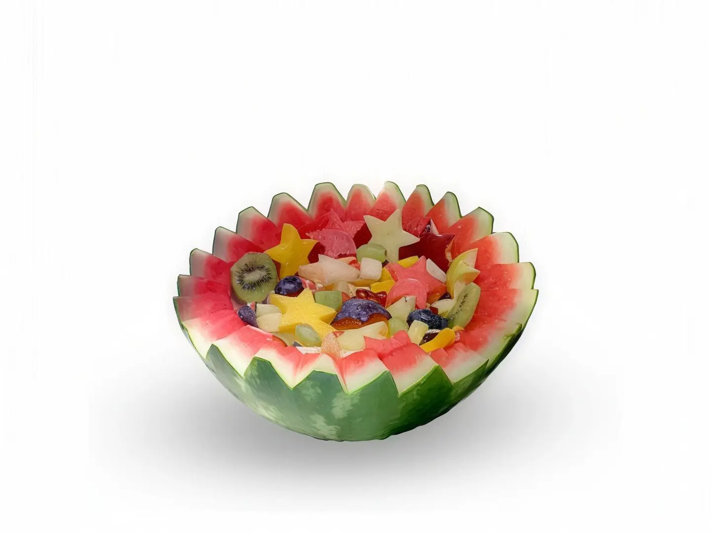 Fruits In A Water Melon