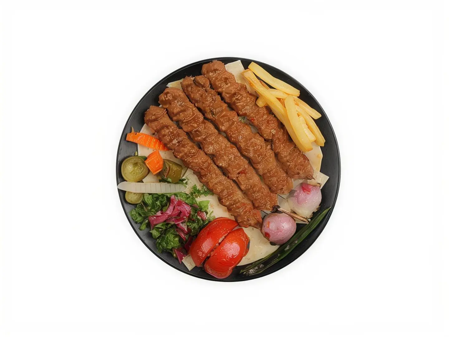 كباب لحم 5 سيخ
