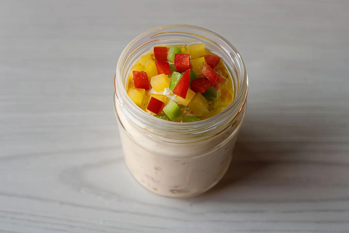 Feta Cheese With Bell Pepper