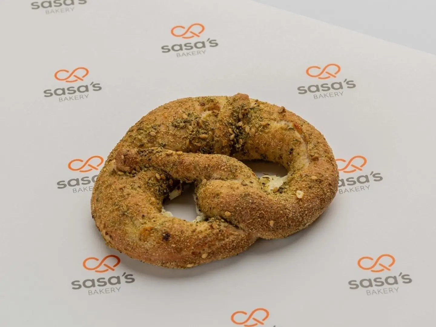 Feta Zaatar Pretzel
