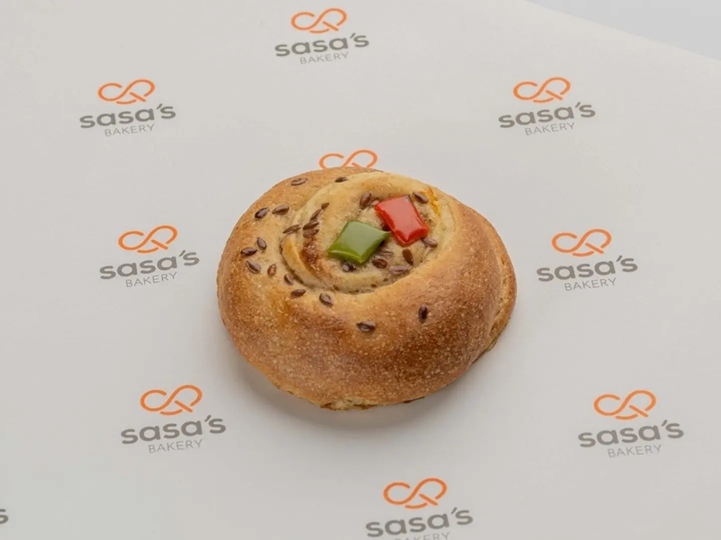 Feta Bell Peppers Pretzel