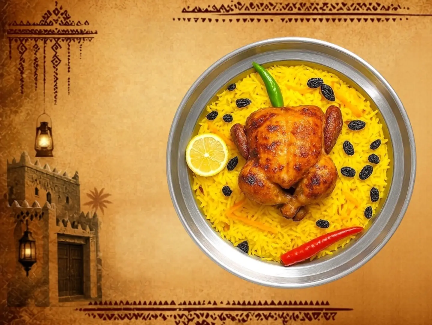 Half Chicken Shawaya With Rice