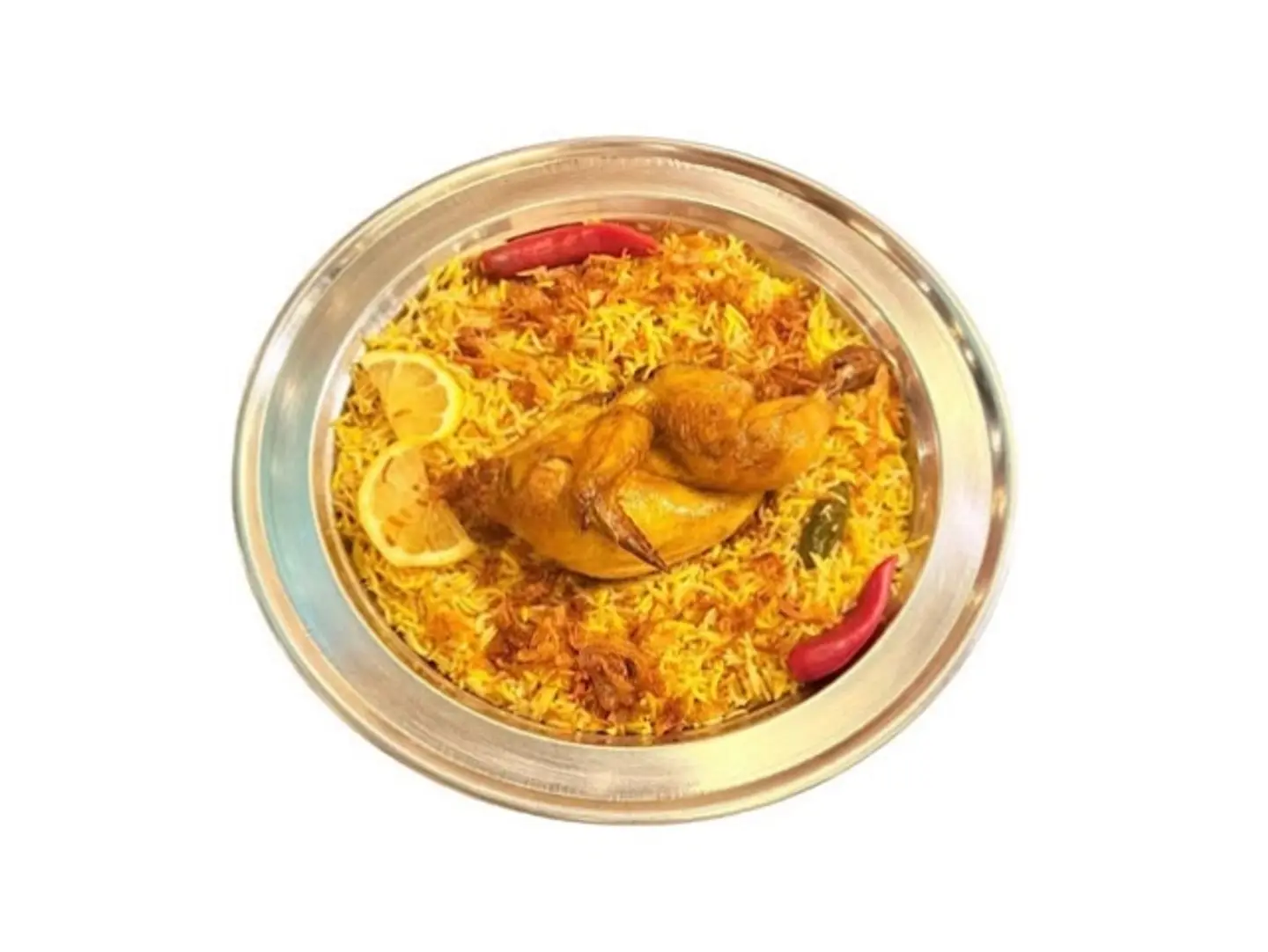 دجاج مندي - نص دجاج مندي مع الرز