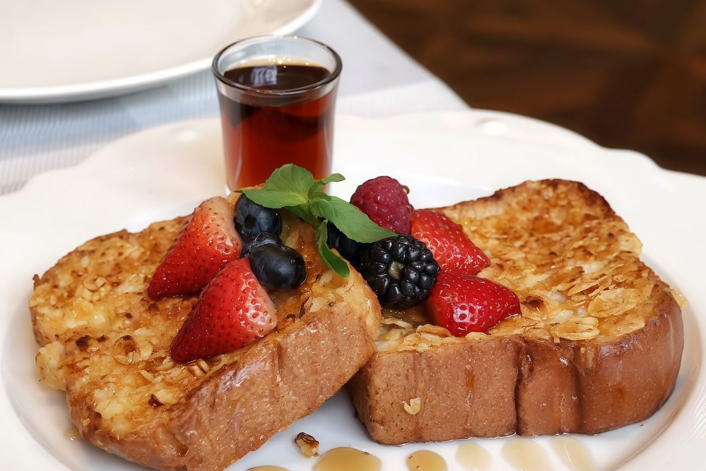 Crispy Corn Flakes French Toast