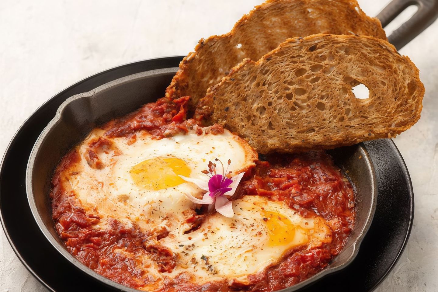Grilled Shakshouka