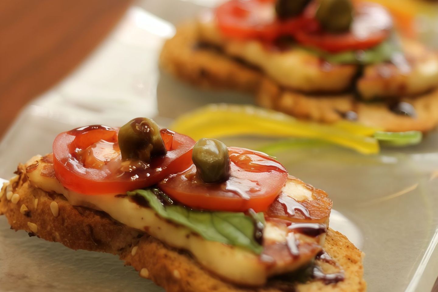 Halloumi Bruschetta