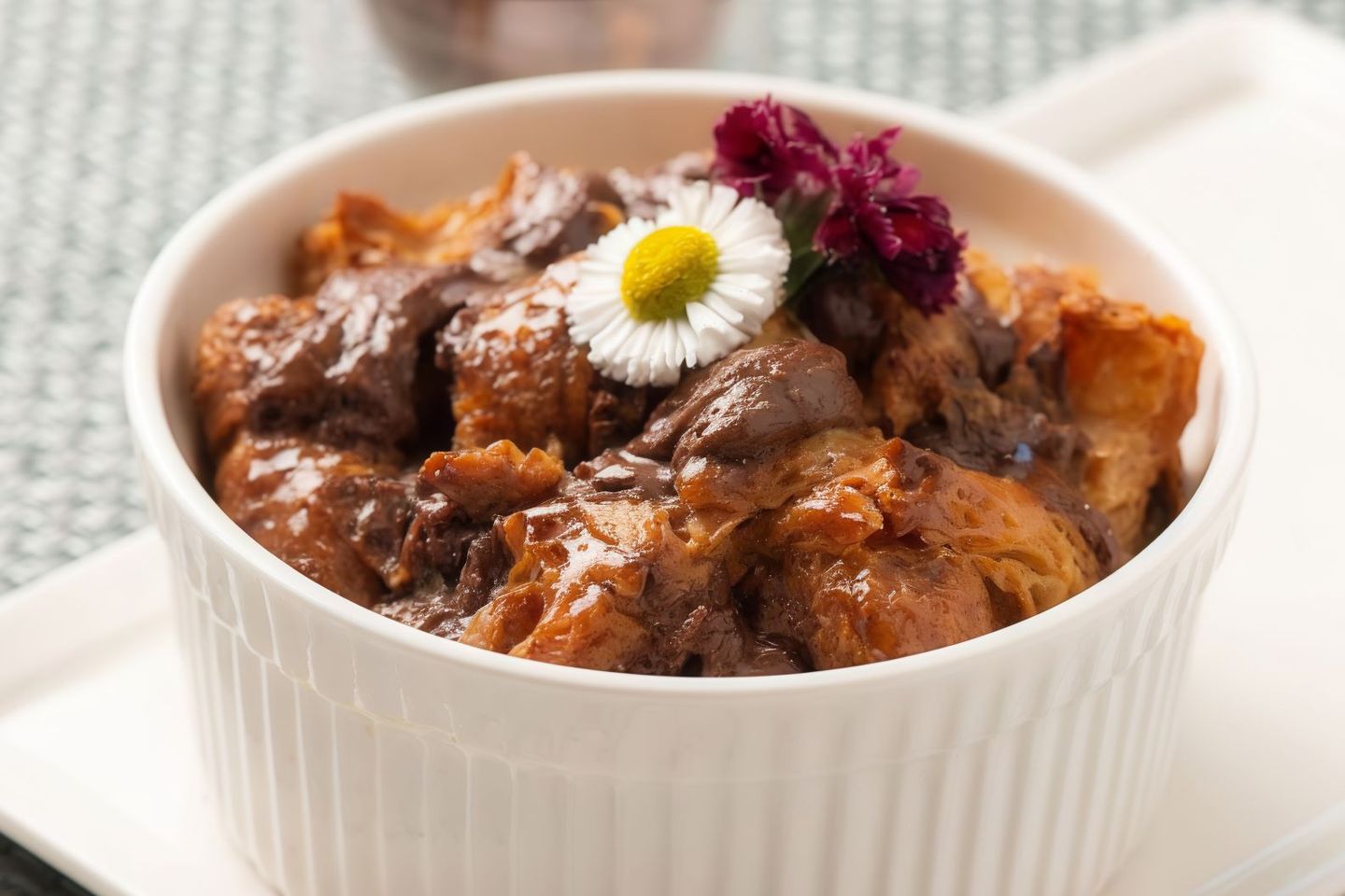 Nutella Croissant Pudding