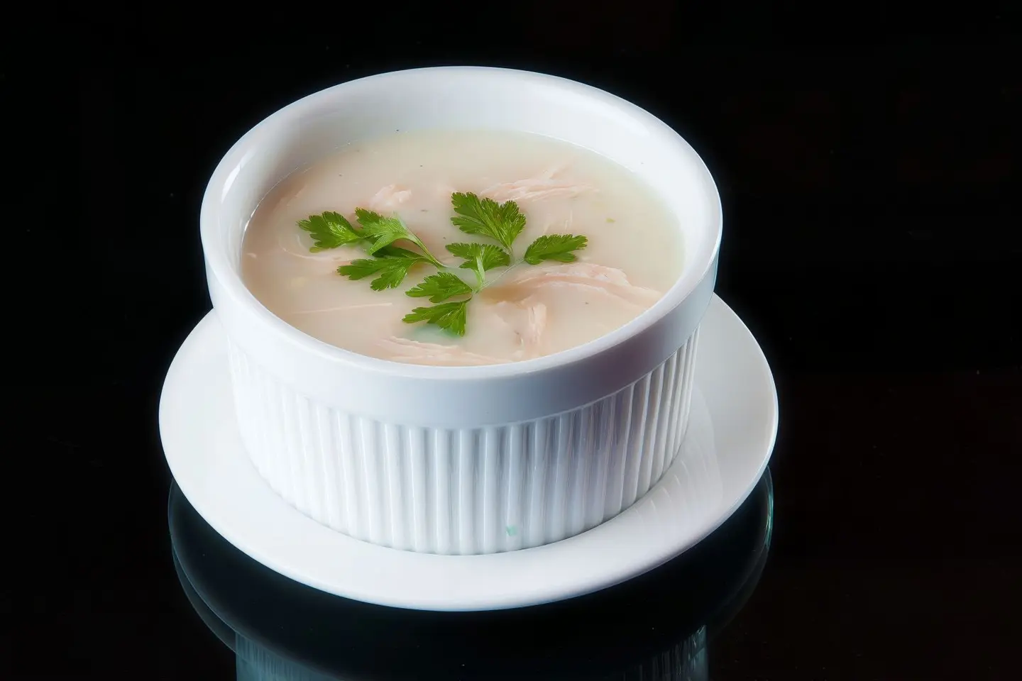 شوربة كريمة الدجاج