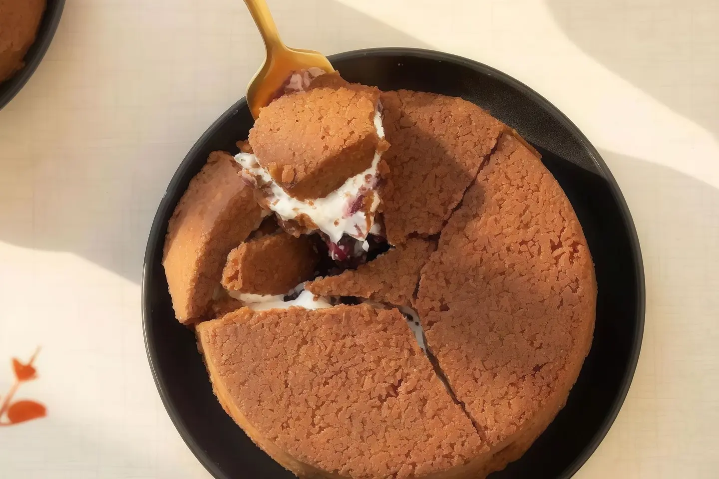 مقلوبه تشيز كيك