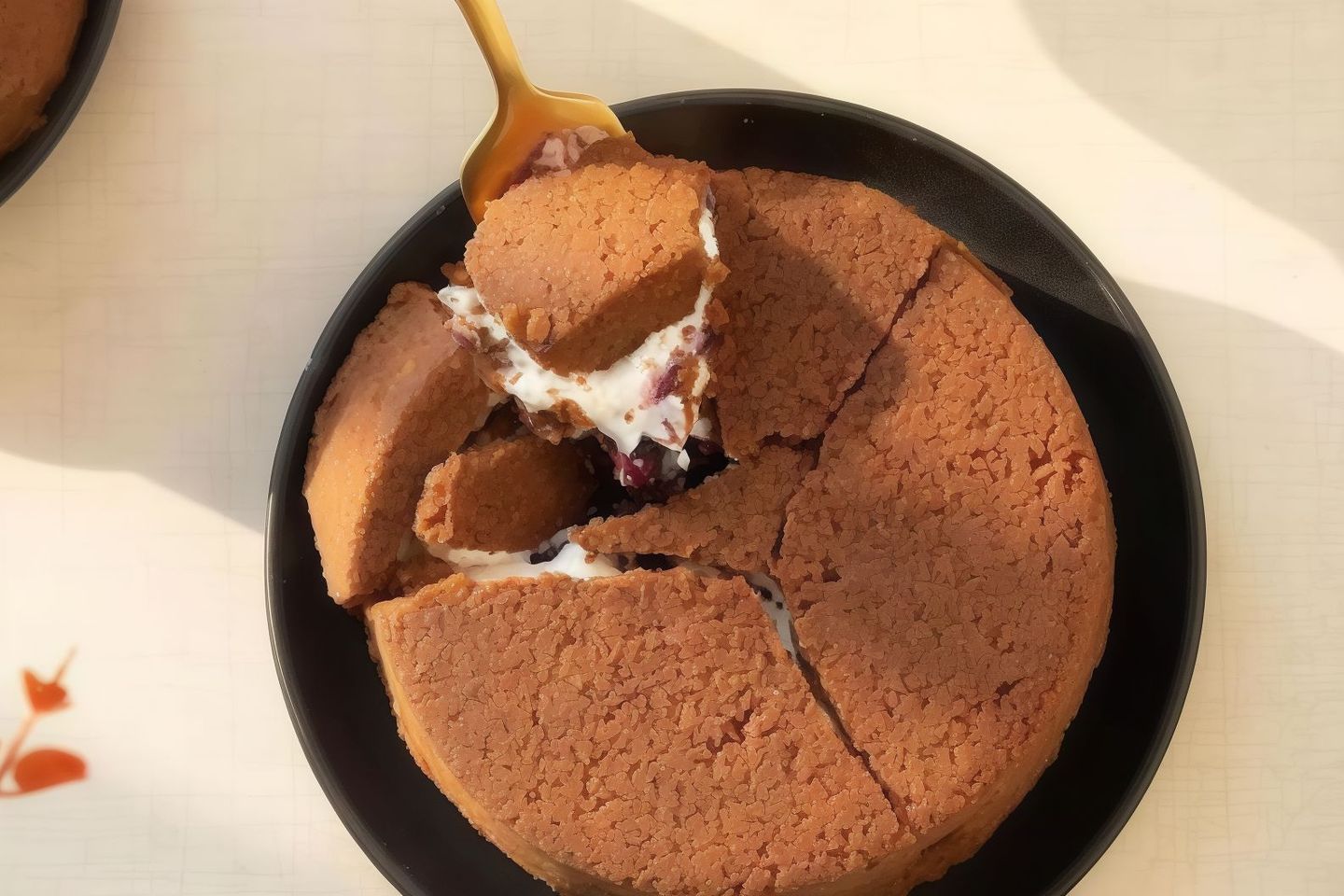 مقلوبه تشيز كيك