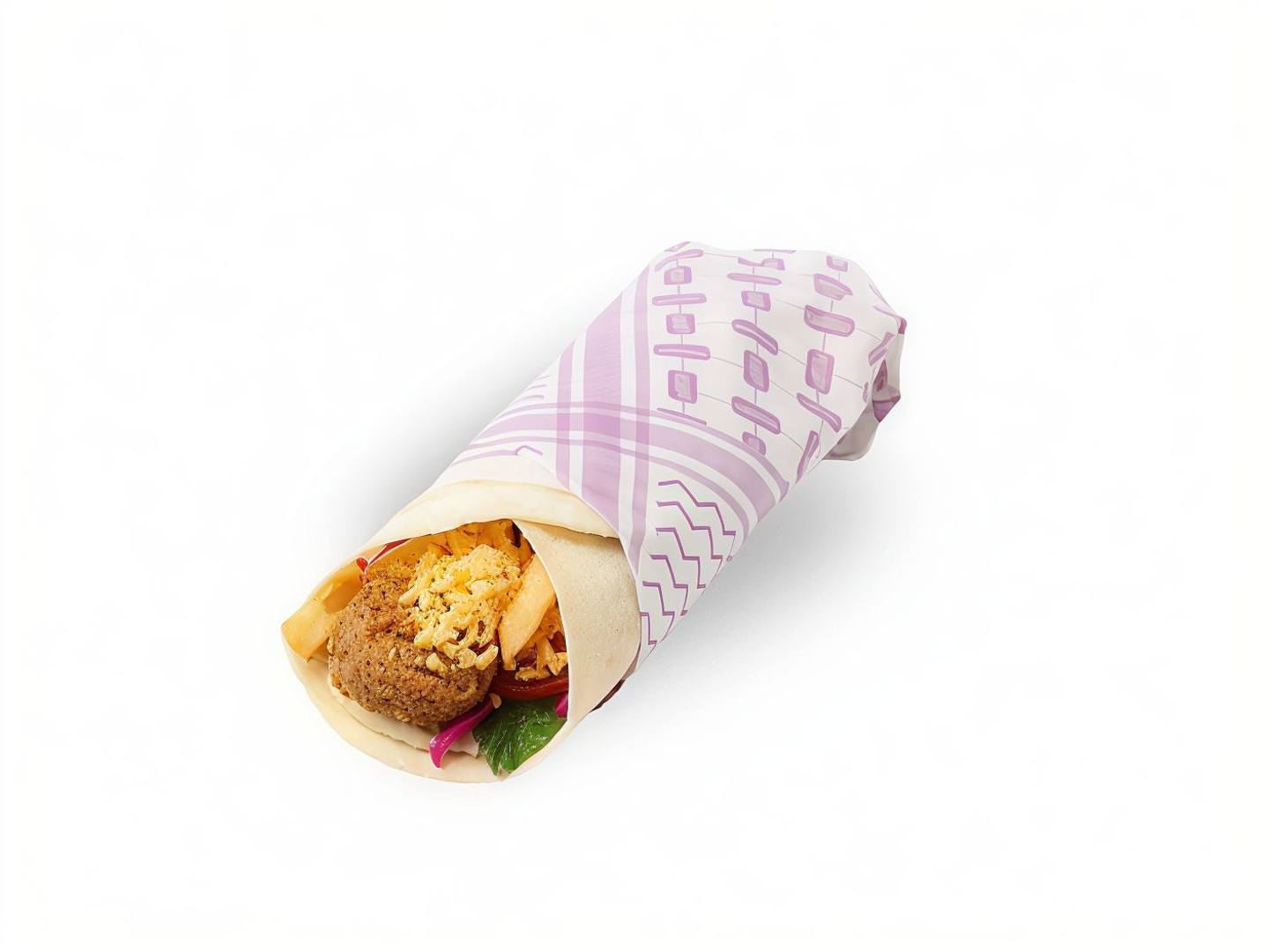 Falafel Sandwich With Cheese