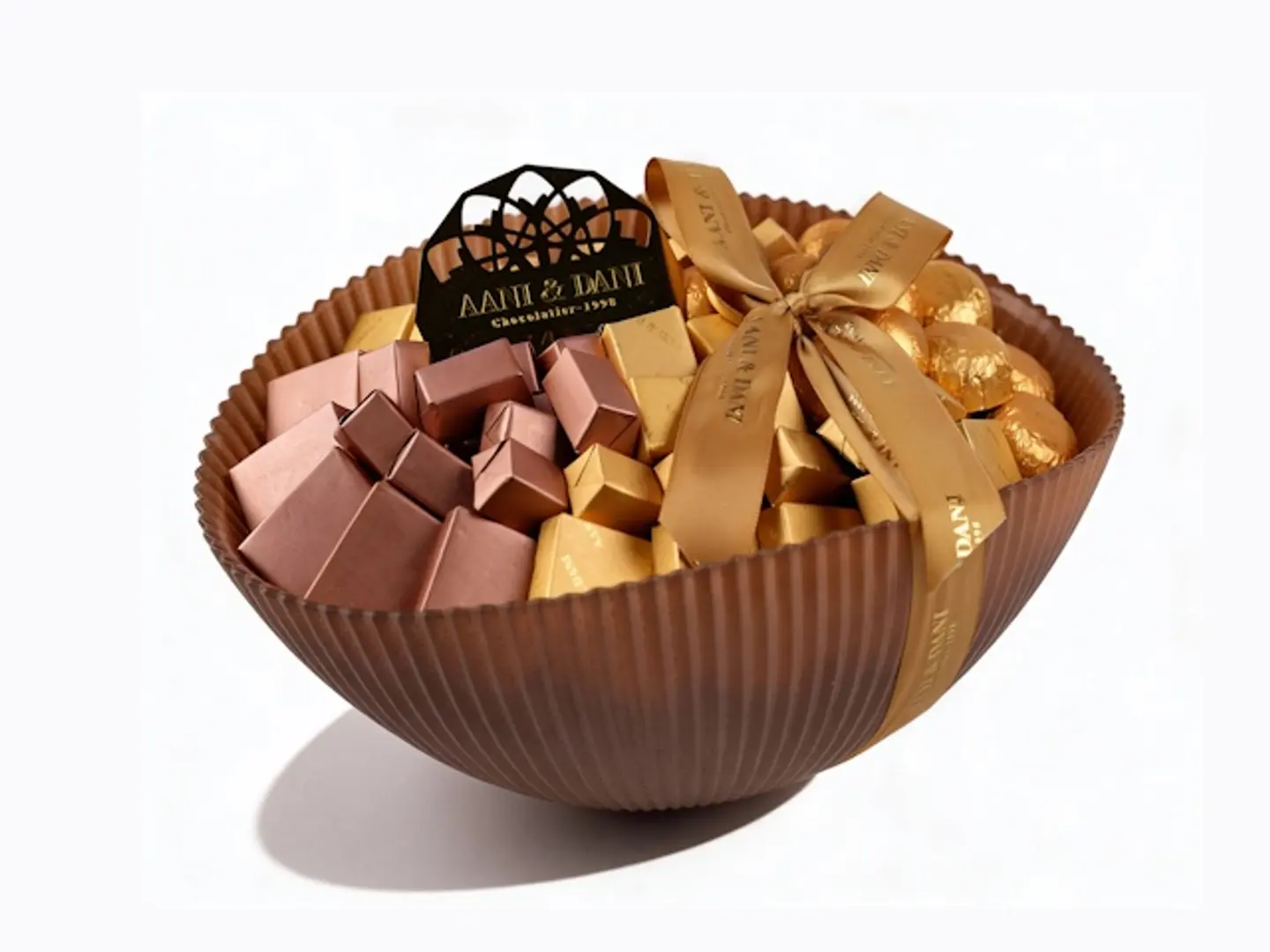 Tammaro Glass Vase F 6 Gold