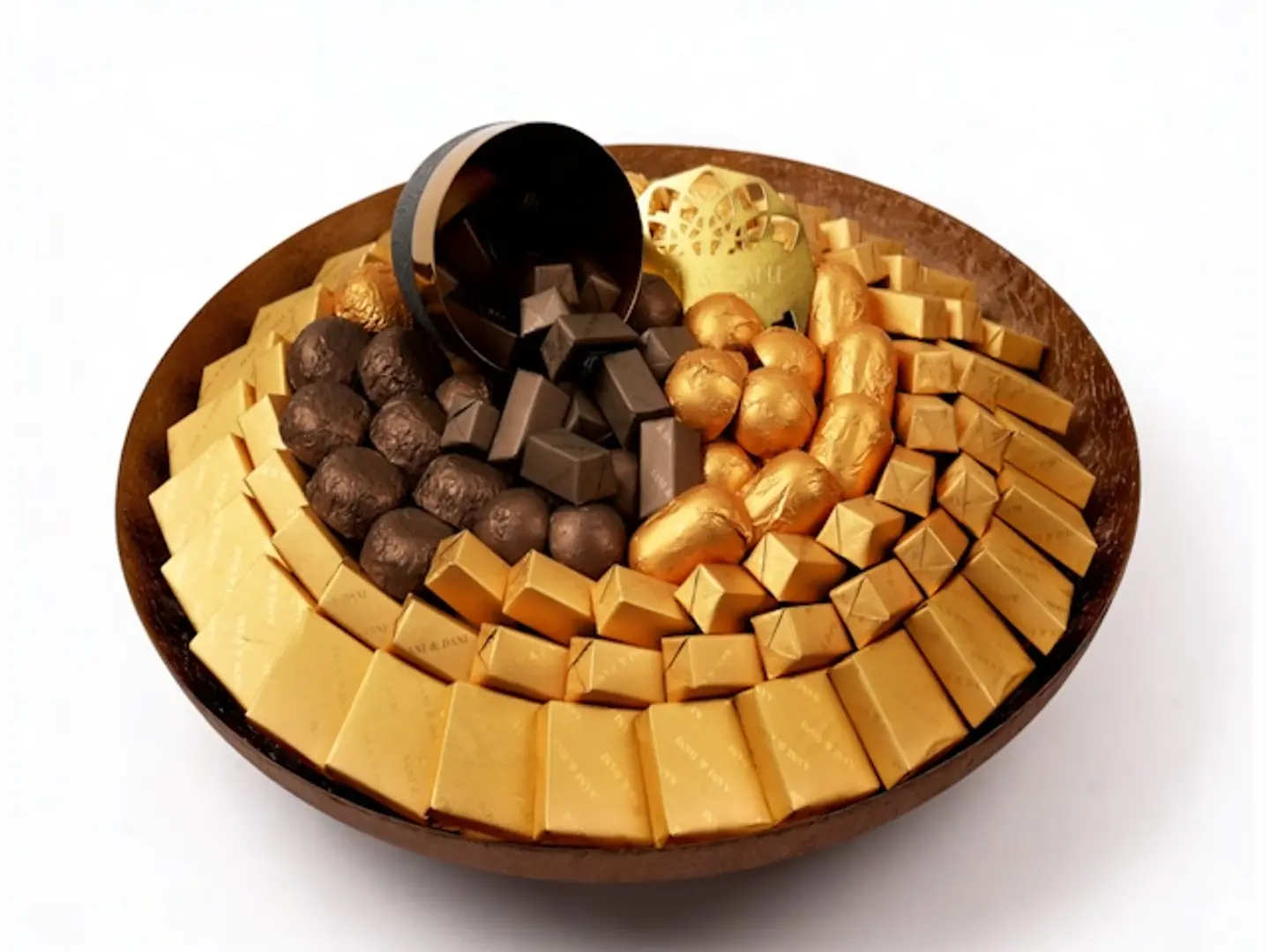 Tammaro Glass Vase E 5 Gold