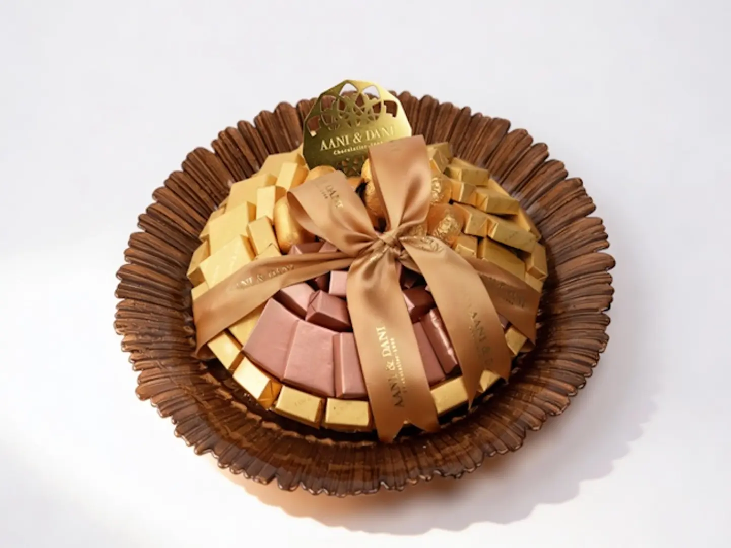 Brown Spider Glass Plate