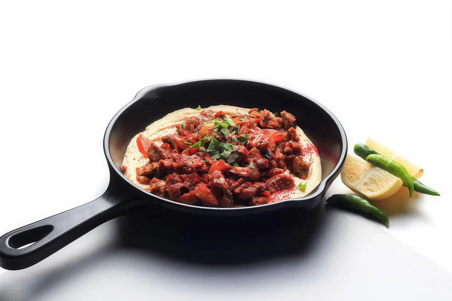 Hummus With Meat