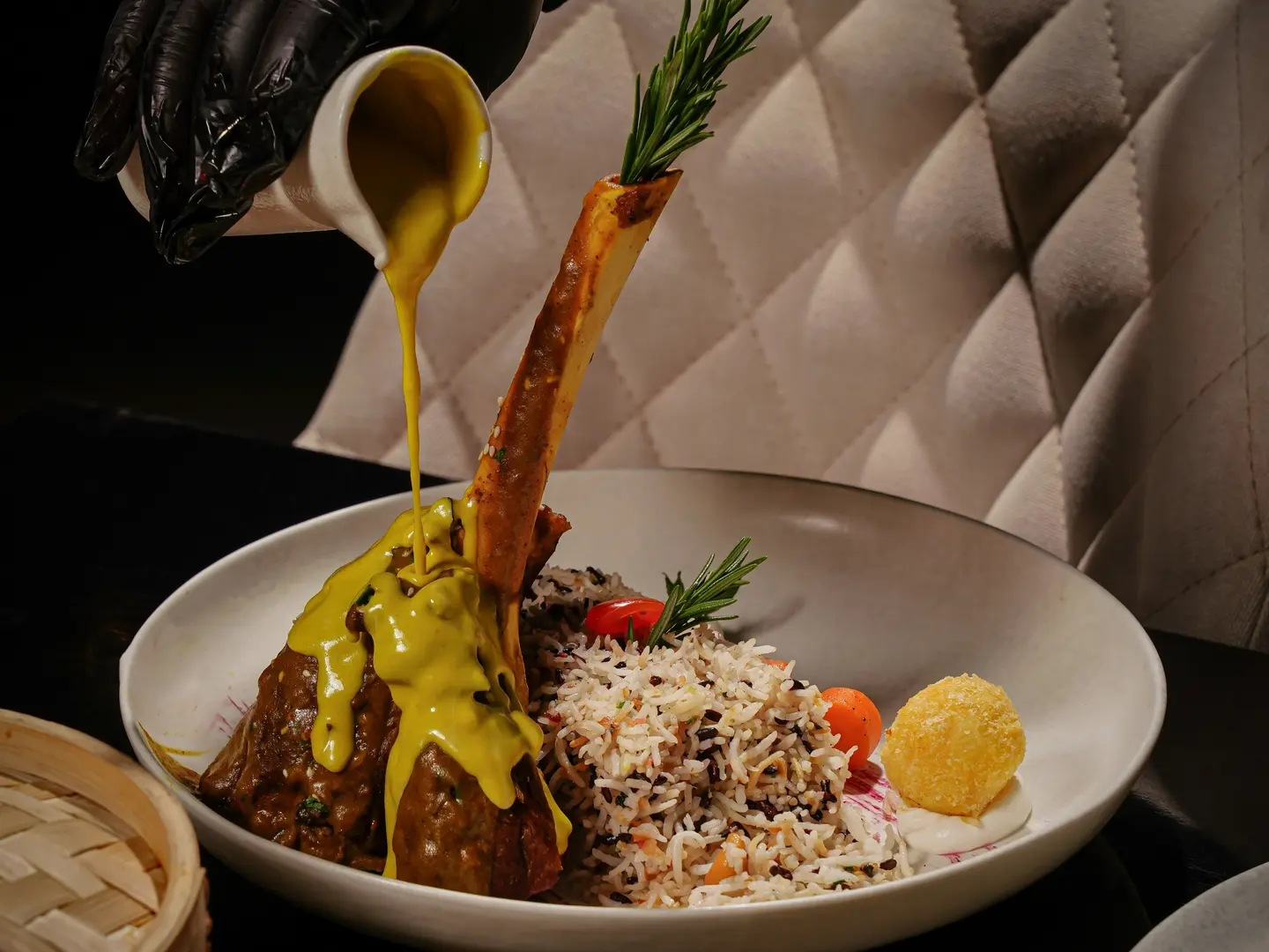 موزات لحم الغنم