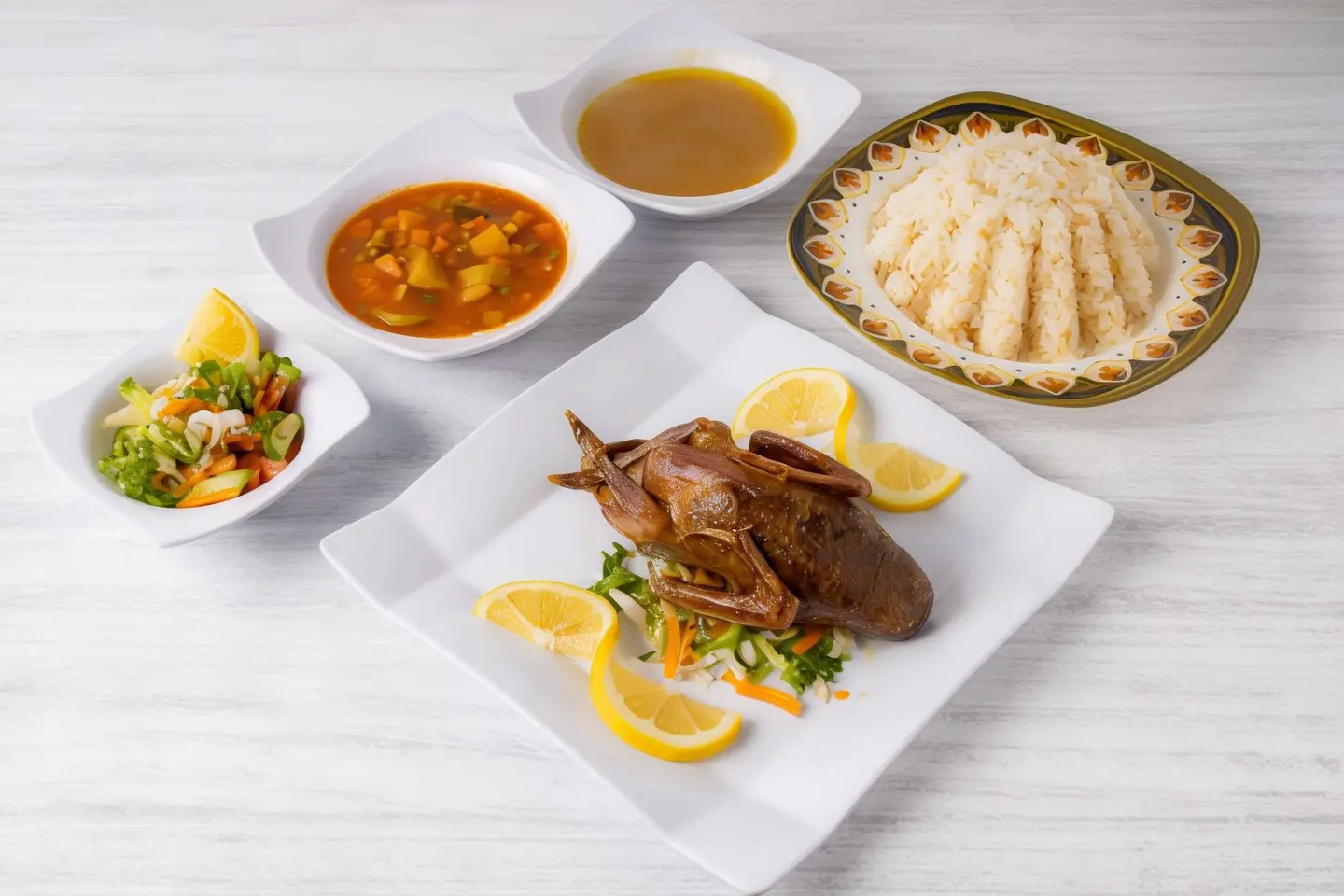 Kawarie Soup With Rice And Vegetables