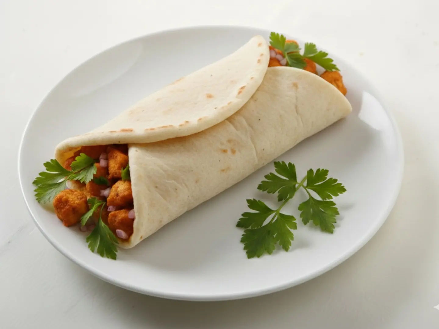 ساندوتش دجاج سبايسي بالخبز العربي