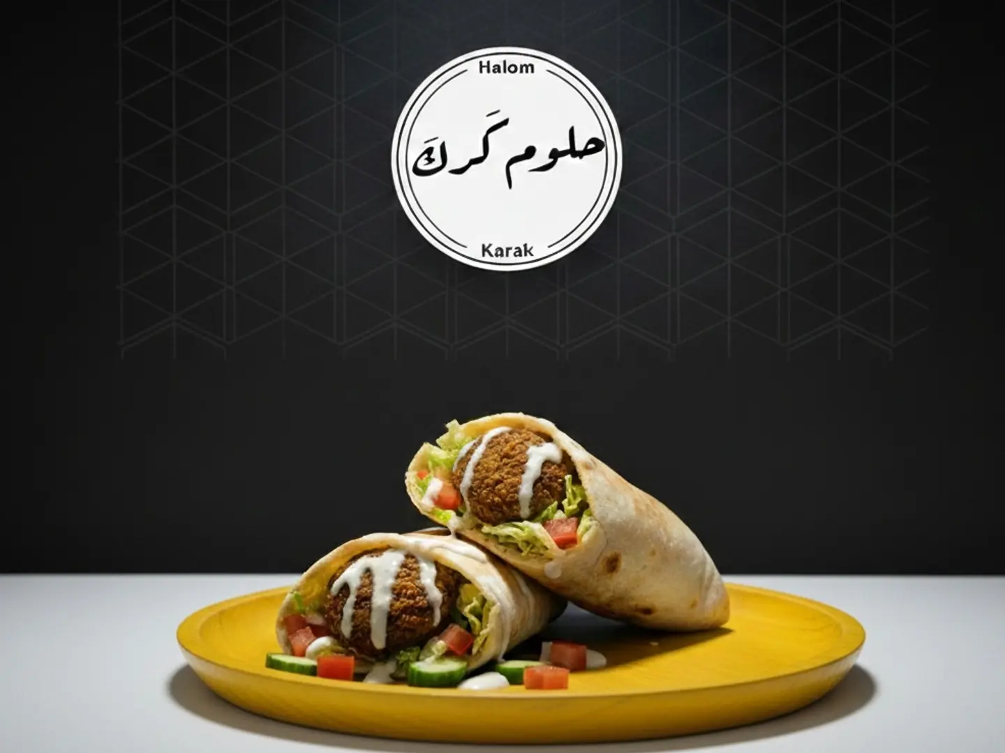 ساندوتش فلافل بخبز التشباتي