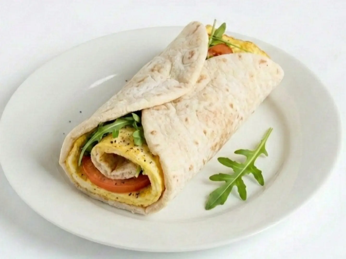 بيض مقلي خبز عربي